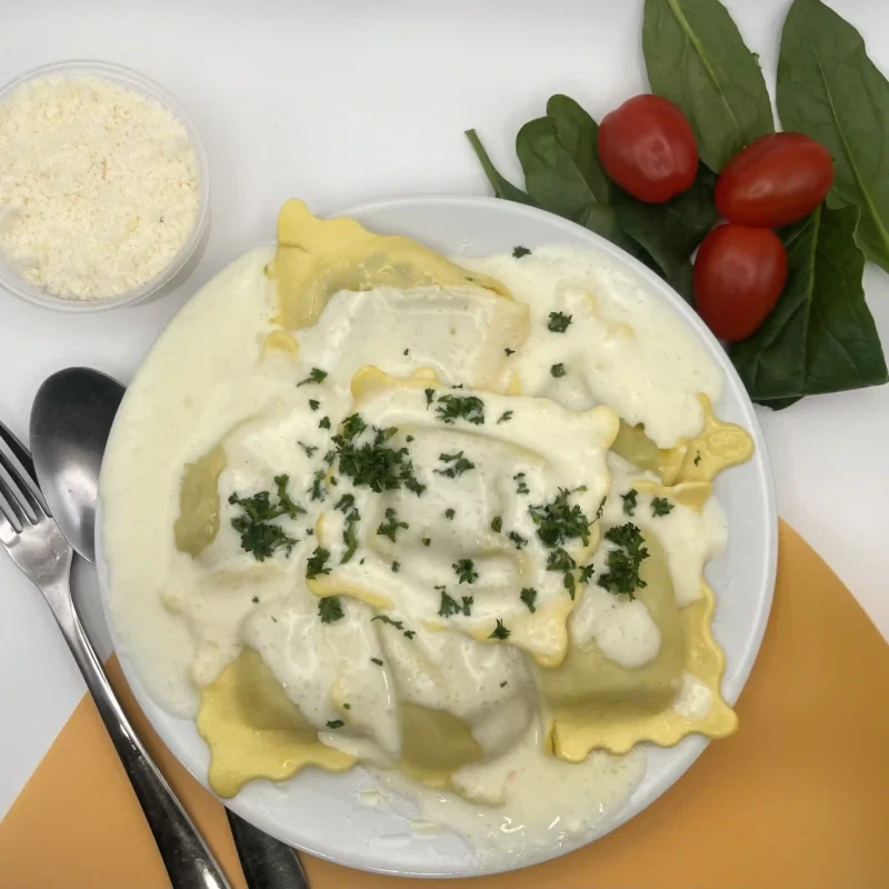 Ravioli ricotta épinard