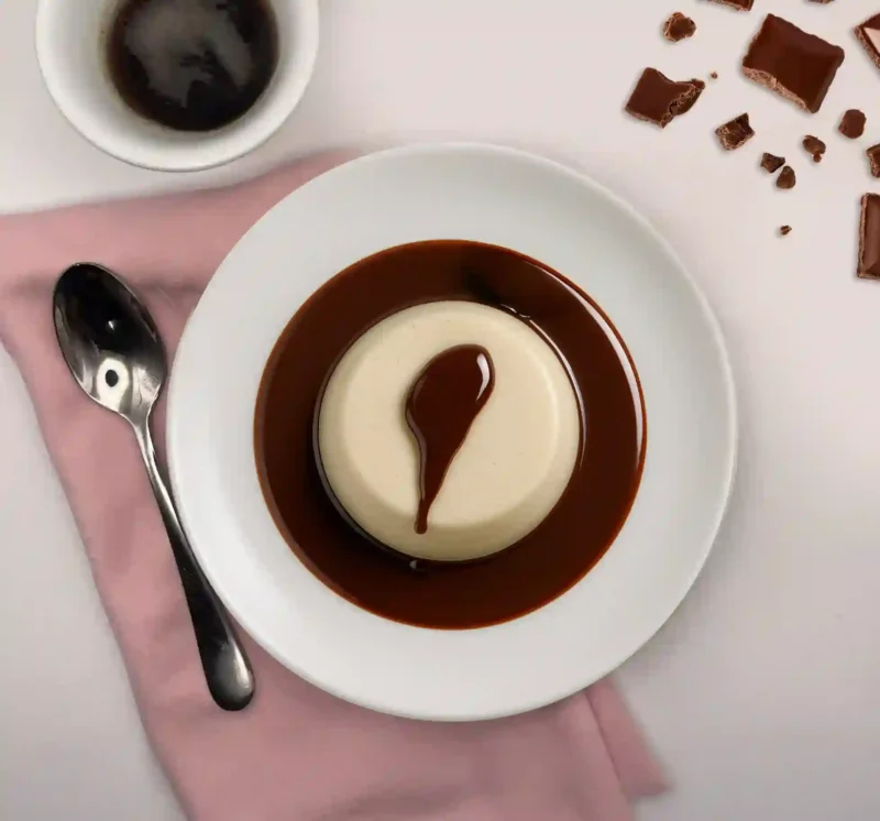 Panna cotta chocolat