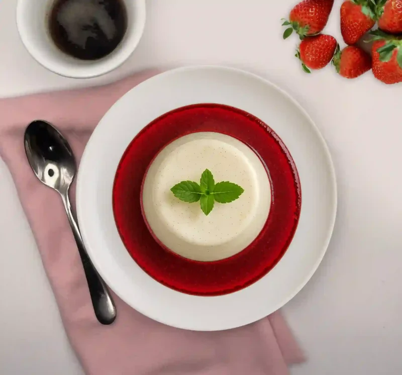 Panna cotta fraise