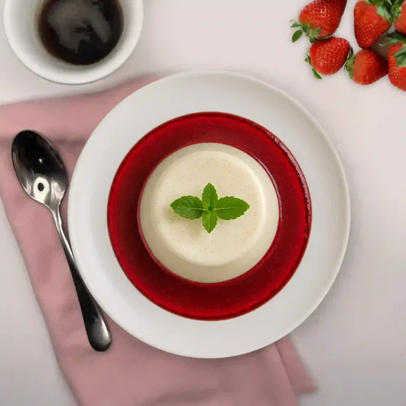 Panna cotta fraise