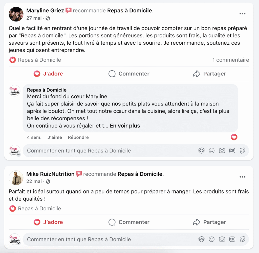 à domicile
