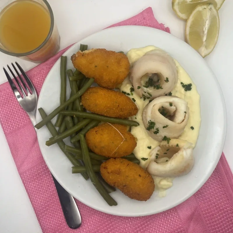 Sole Délicate, Cœur Fromager & Légumes de Saison